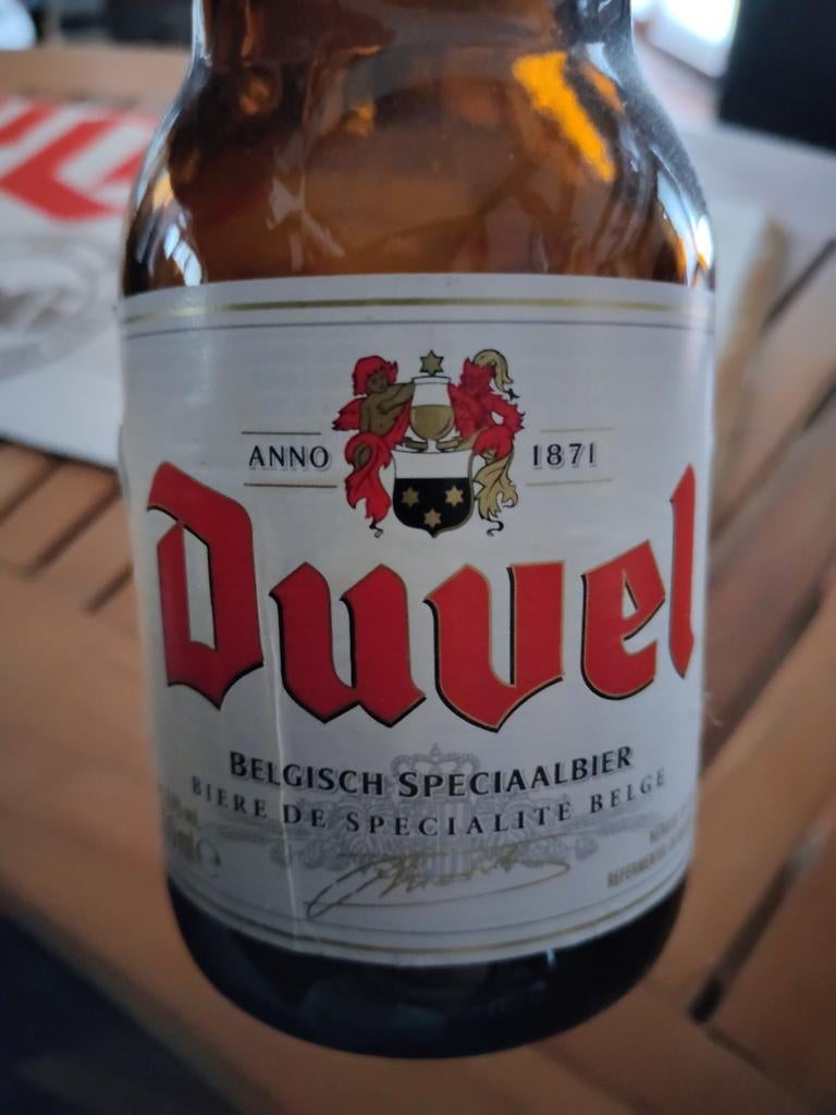 duvel flesje, Verzamelen, Ophalen of Verzenden, Gebruikt, Duvel