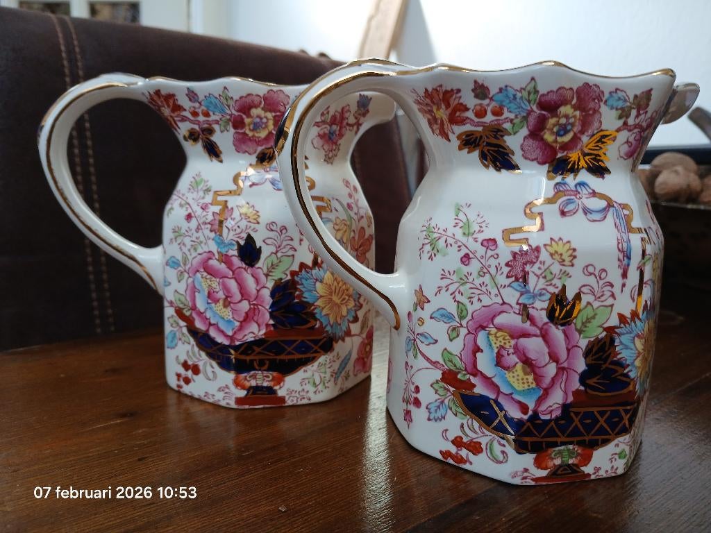 2 Mason's Ironstone Kannetjes, Antiek en Kunst, Ophalen of Verzenden