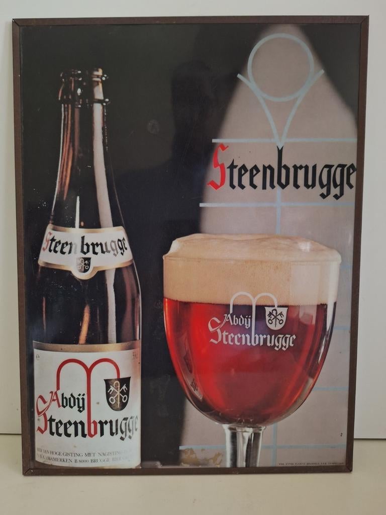 Glacoide bier Abdij Steenbrugge brouwerij 't Hamerken Brugge, Verzamelen, Ophalen of Verzenden, Zo goed als nieuw