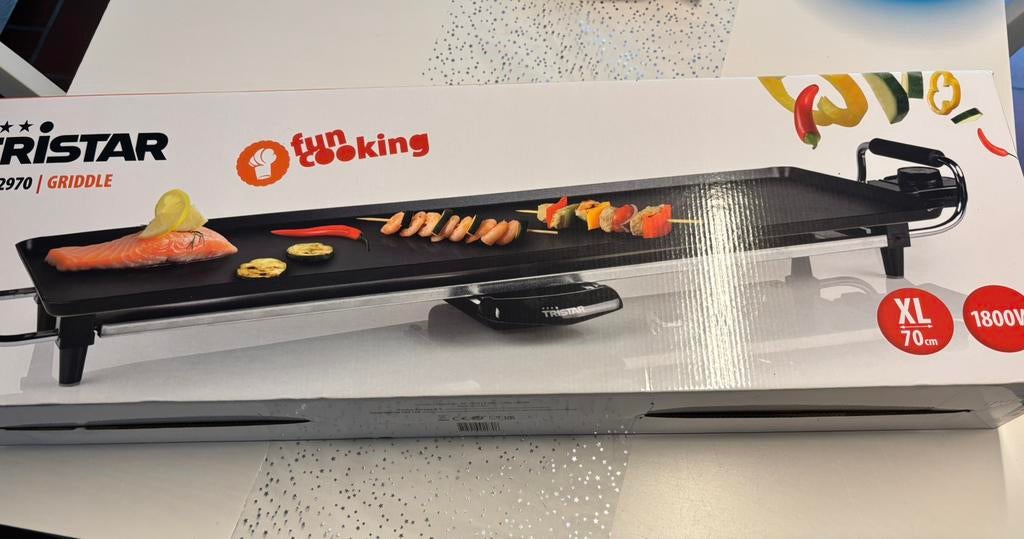Tristar bakplaat XL, Ophalen of Verzenden, Zo goed als nieuw
