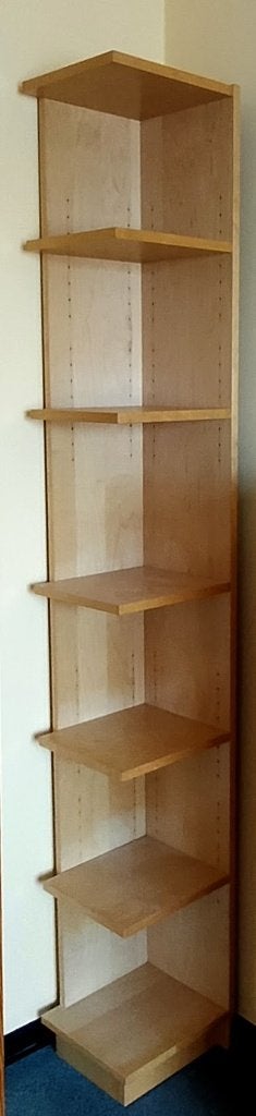 Armoire d'angle haute/étagère d'angle - 203 cm, Enlèvement