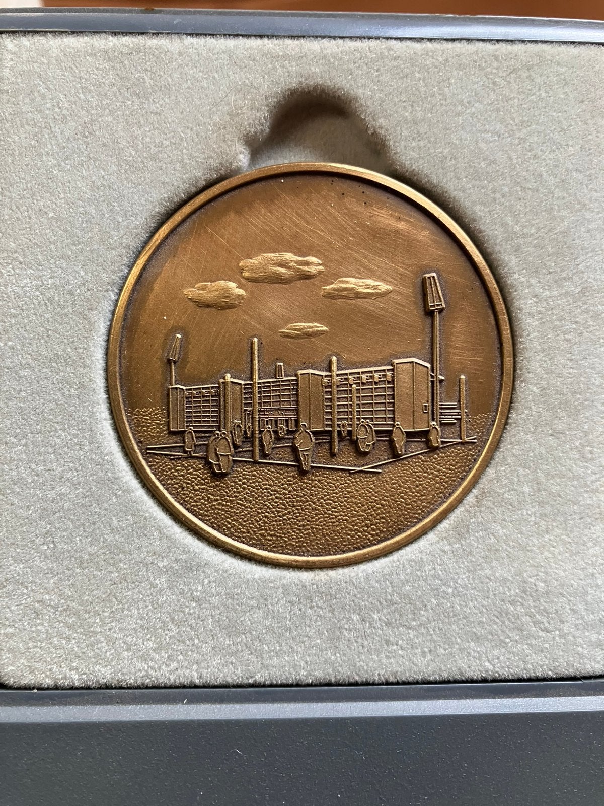 bronzen herdenkingsmedaille Koning Boudewijnstadion, Postzegels en Munten, Penningen en Medailles, Ophalen