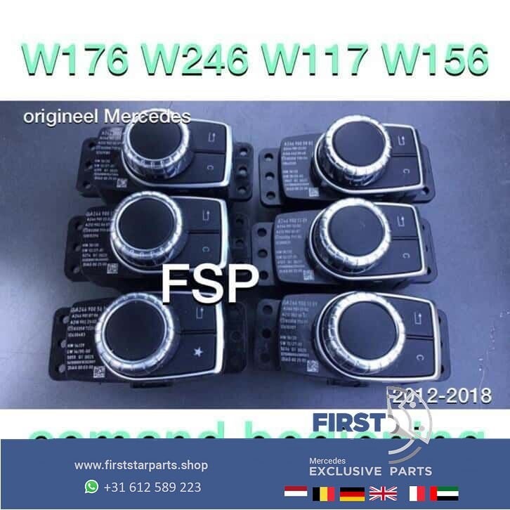 MB W176 A W246 B W117 CLA W156 GLA Bedieningsknop navigatie, Auto-onderdelen, Gebruikt, -, Ophalen of Verzenden, -