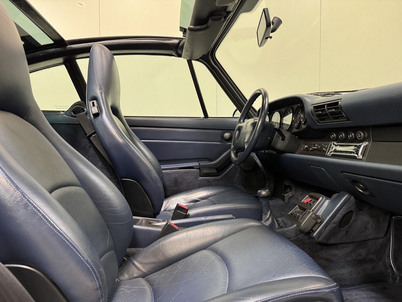 Porsche 911 993 Targa Nachtblau - Variocam 3.6 Benzine Manu, Auto's, 0 kg, 4 zetels, 3600 cc, Particulier