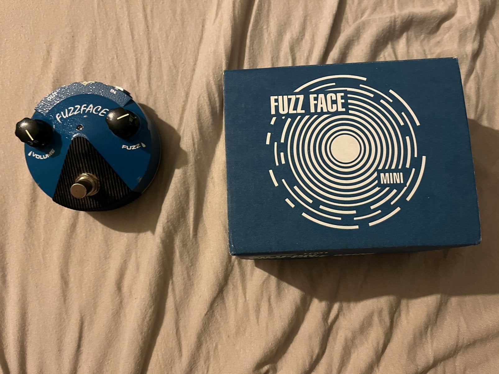 Dunlop Silicon Fuzz Face Mini FFM1, Muziek en Instrumenten, Ophalen of Verzenden, Gebruikt, Distortion, Overdrive of Fuzz