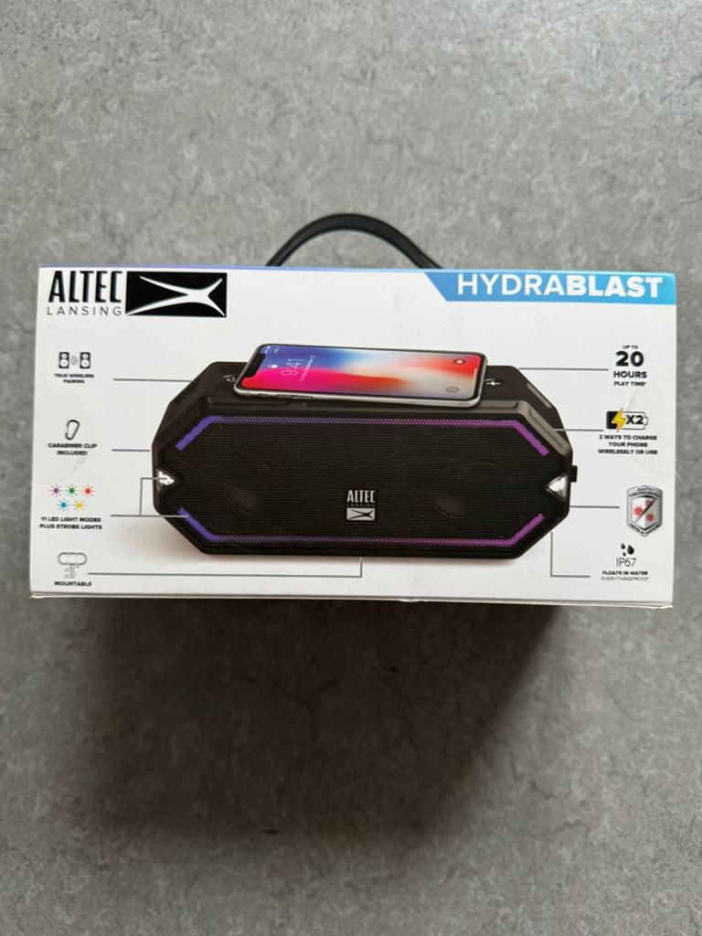 Nieuwe Altec Lansing Bluetooth luidspreker, Audio, Tv en Foto, Luidsprekerboxen, Ophalen of Verzenden, Zo goed als nieuw
