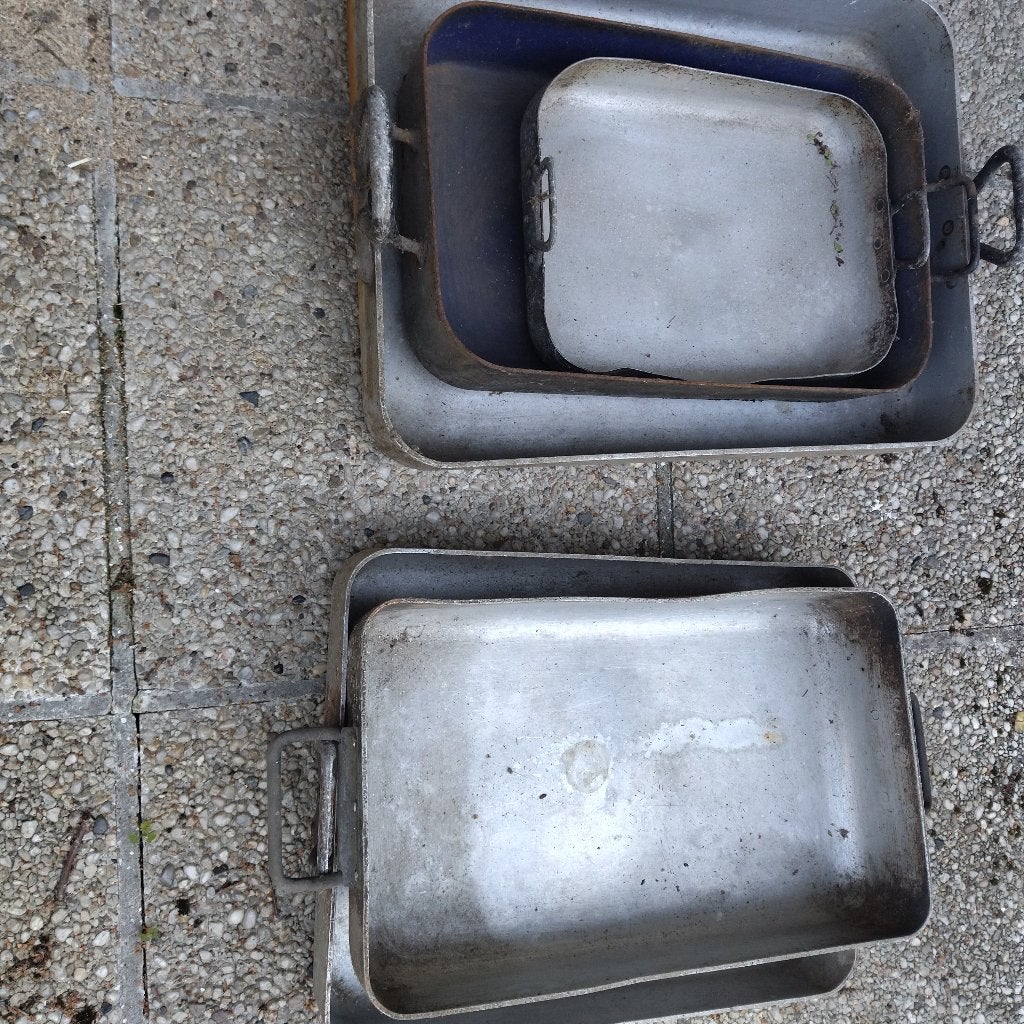 braadpan/slee, Met handvatten, Ophalen, Gebruikt, Braadpan