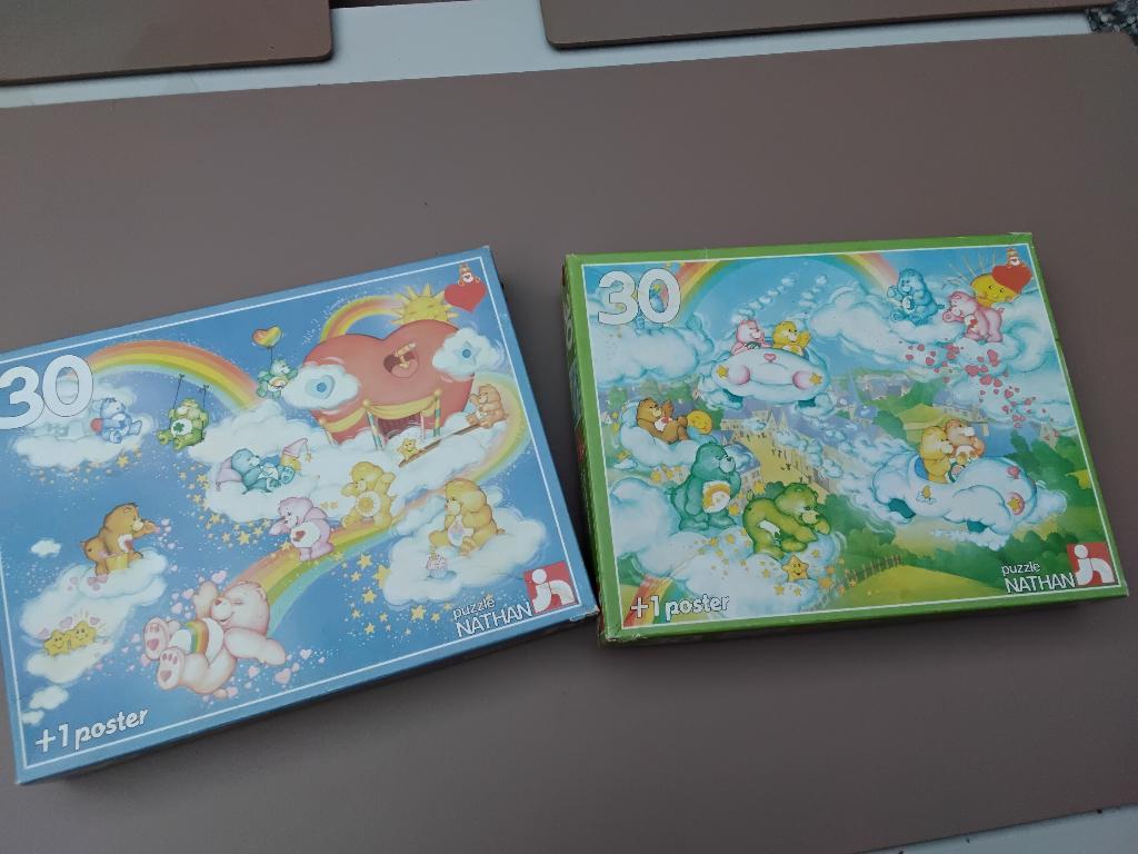 2 puzzels troetelbeertjes, Verzamelen, Ophalen, Gebruikt