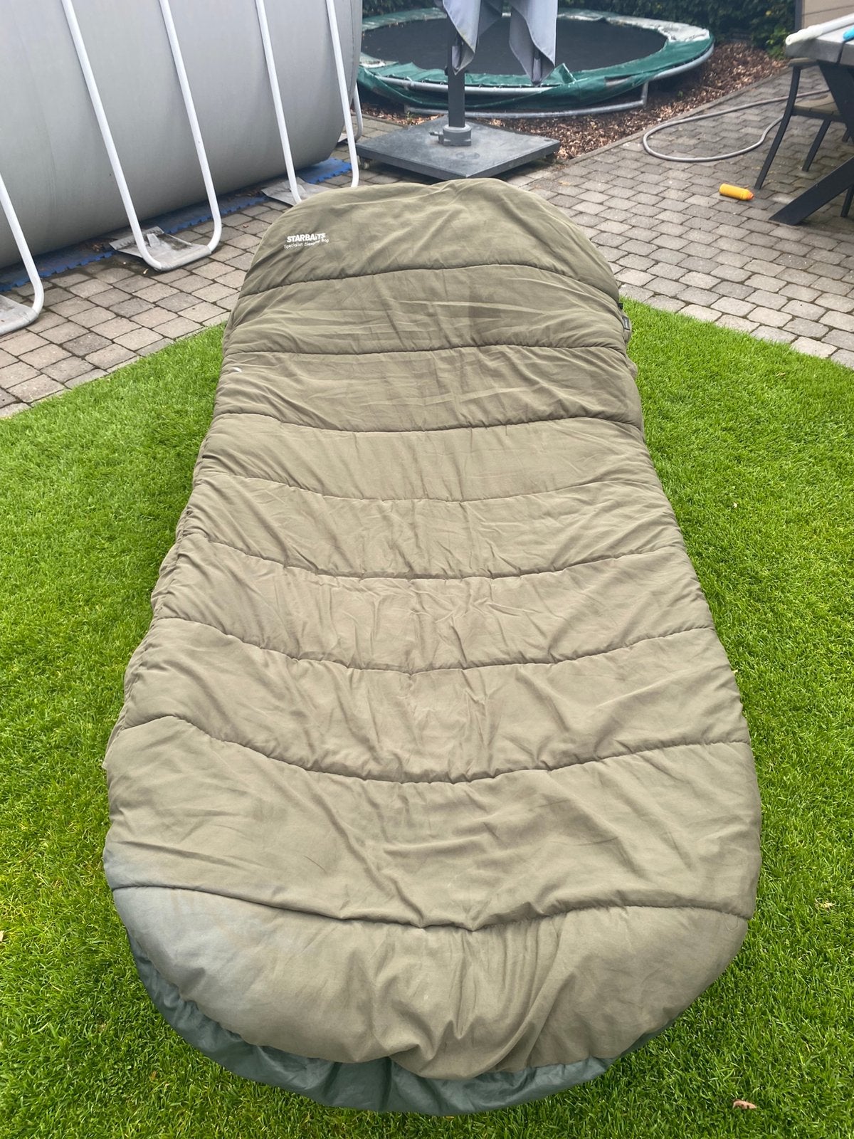 Bedchair extra groot met bijhorende winterslaapzak., Ophalen, Gebruikt, Overige typen