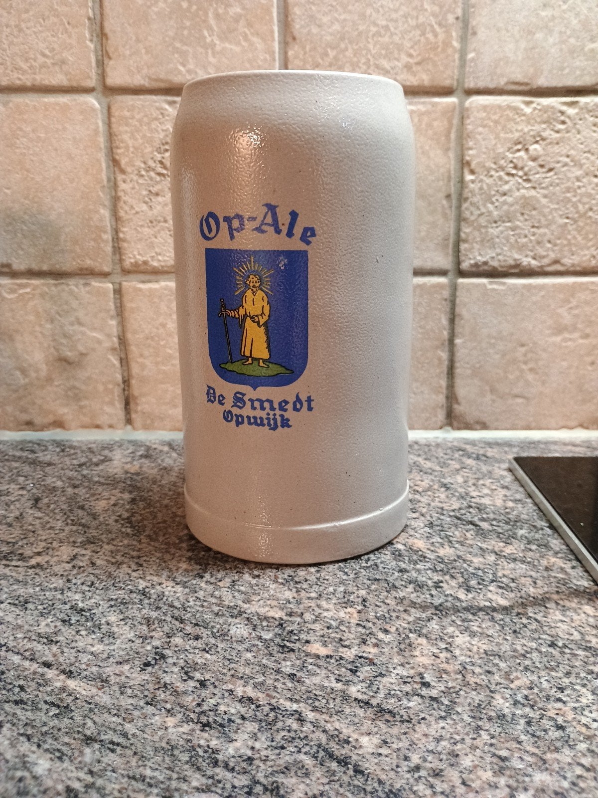 Bierpot Op Ale 1 liter Brwij De Smedt Opwijk, Verzamelen, Ophalen of Verzenden