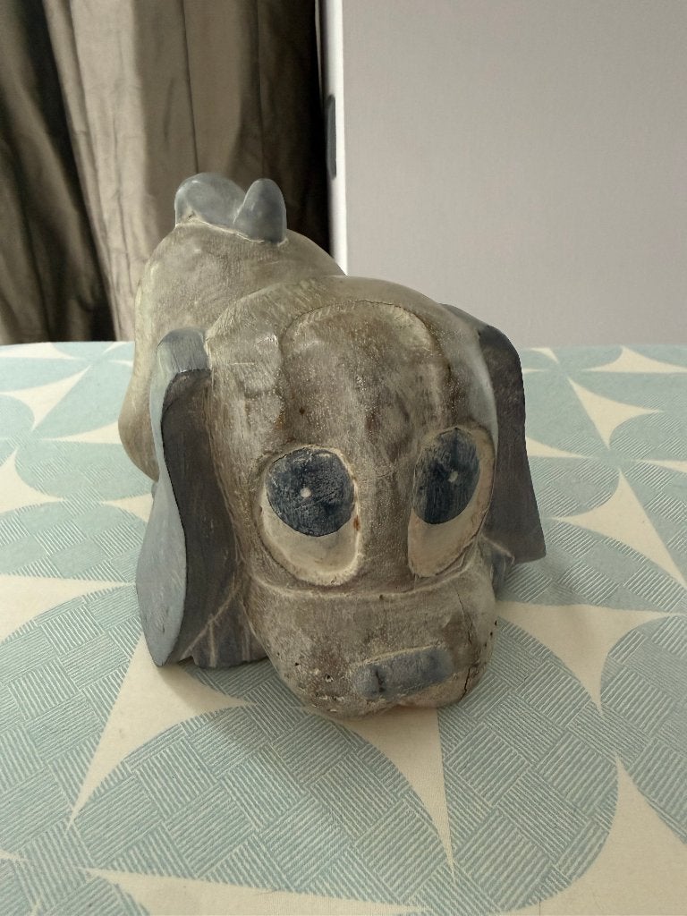 Déco chien en bois, Enlèvement