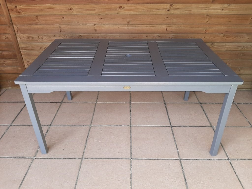 houten tuintafel 150 cm lang en 90 cm breed, Tuin en Terras, Ophalen, Zo goed als nieuw, Rechthoekig, Hout