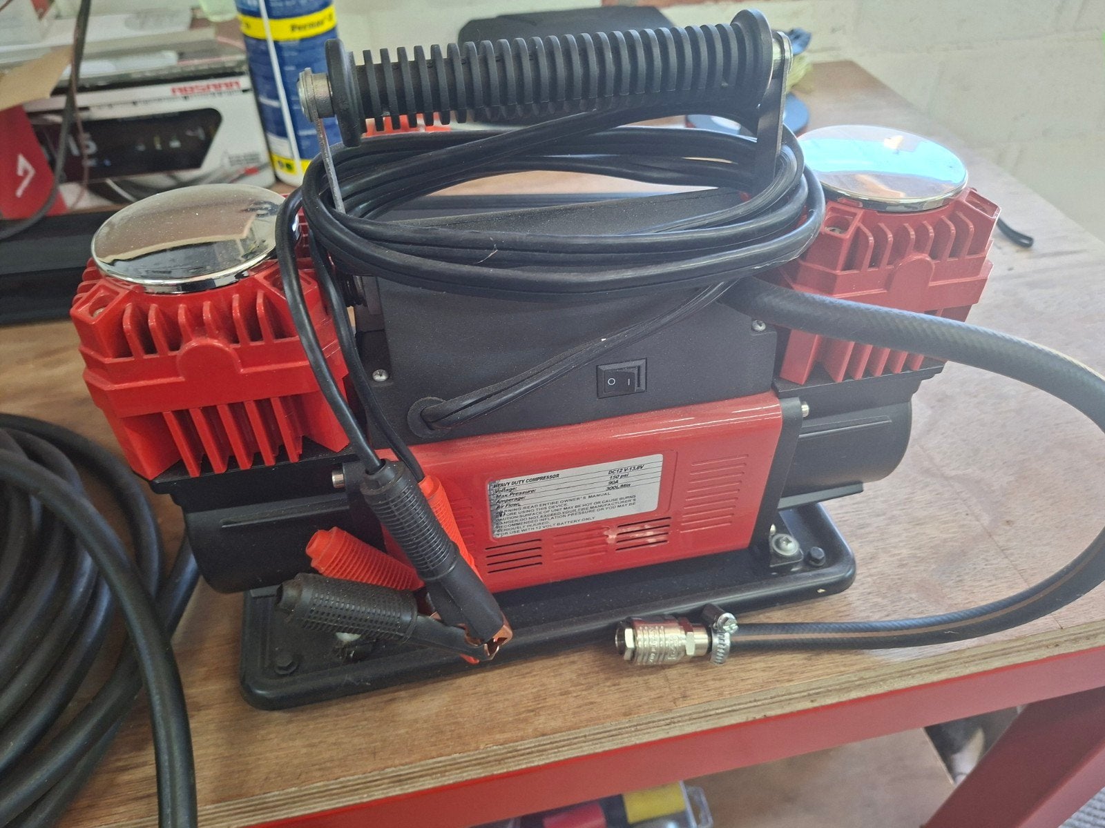 12volt compressor, Ophalen, Zo goed als nieuw