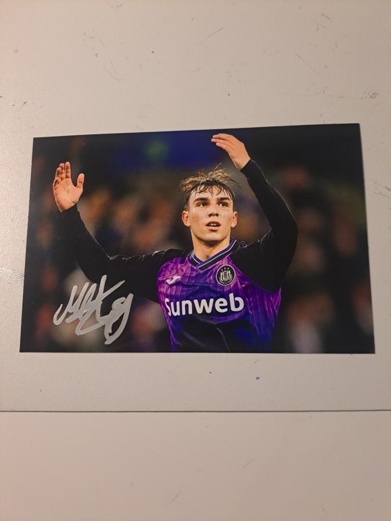Gesigneerde foto Cvetkovic, Verzamelen, Ophalen of Verzenden, Nieuw