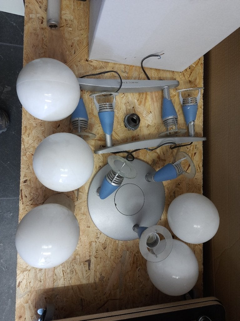 Verlichtings armaturen, lampen, verlichting, Ophalen, Gebruikt