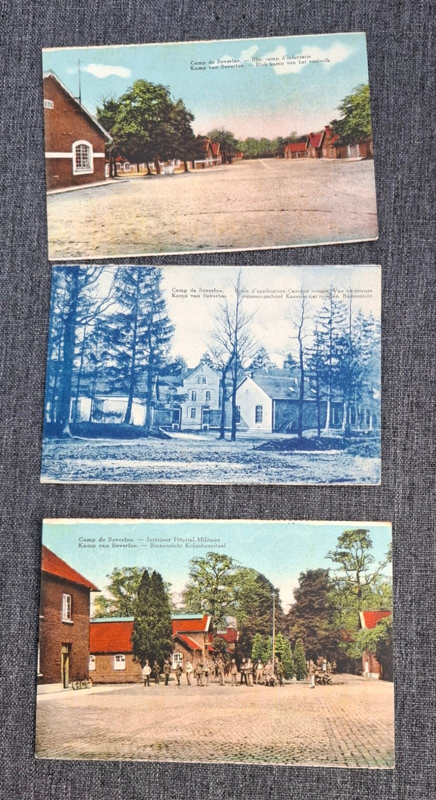 Camp de Beverloo. Lot de 3 cartes postales, Verzamelen, Ophalen of Verzenden, Limburg