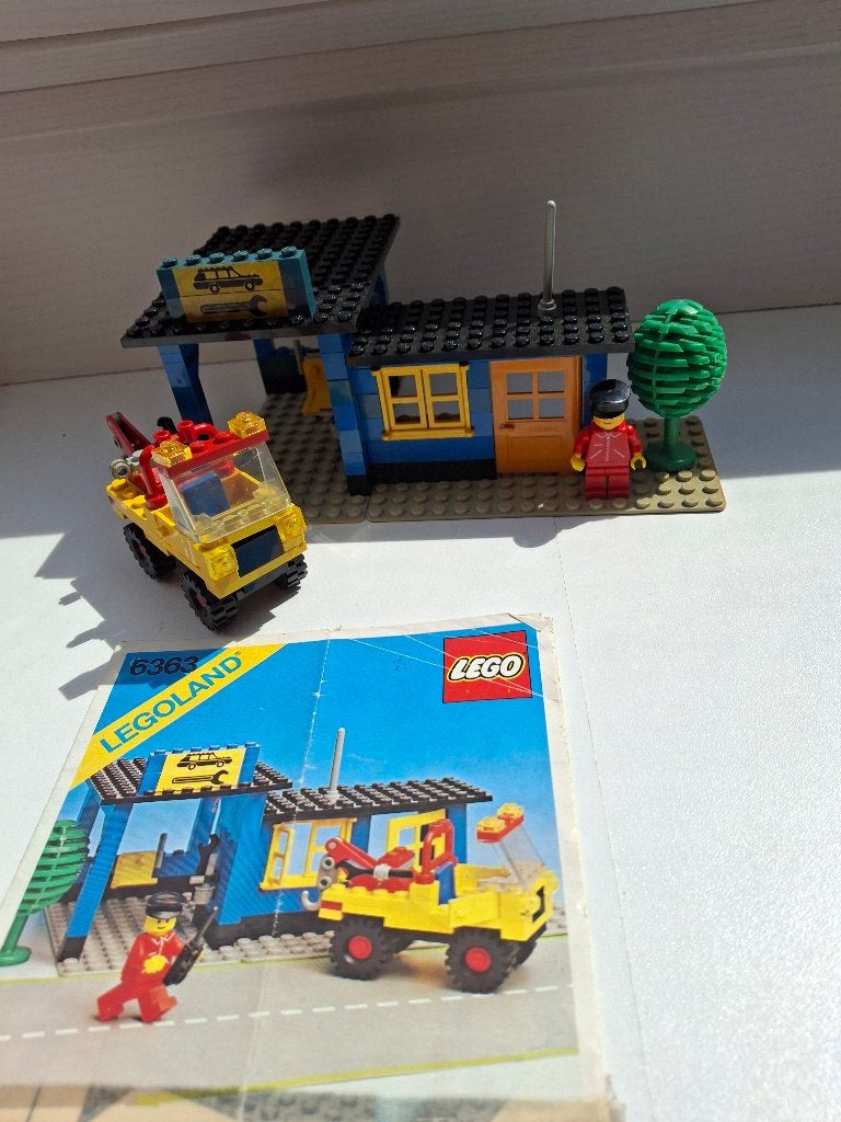 Lego 6363 Auto Repair Shop 1980, Enlèvement ou Envoi, Complet, Lego, LEGOLAND