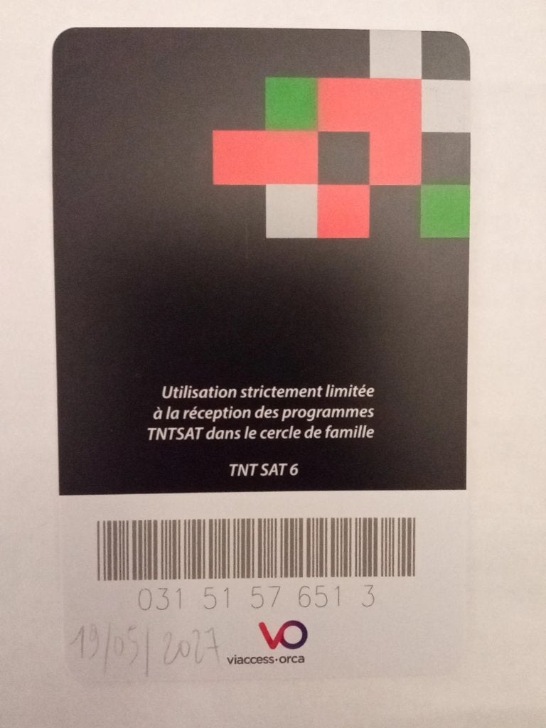 Carte TNTSAT PC6 ( Tnt Sat 6), TV, Hi-fi & Vidéo, Envoi, Utilisé