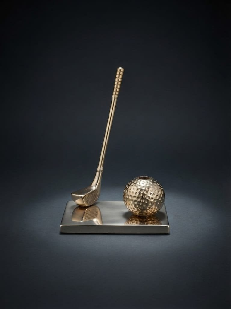 Vintage pennenhouder voor golf, Ophalen, Zo goed als nieuw