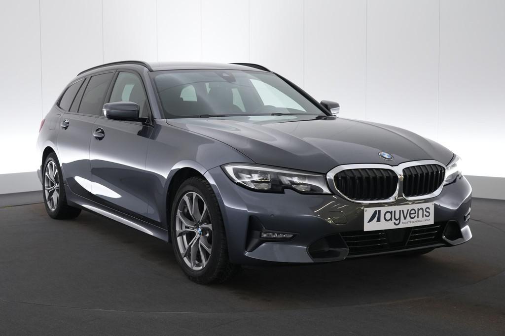 (2BSL420) BMW 3 TOURING, Cuir, Argent ou Gris, Entreprise, Carnet d'entretien