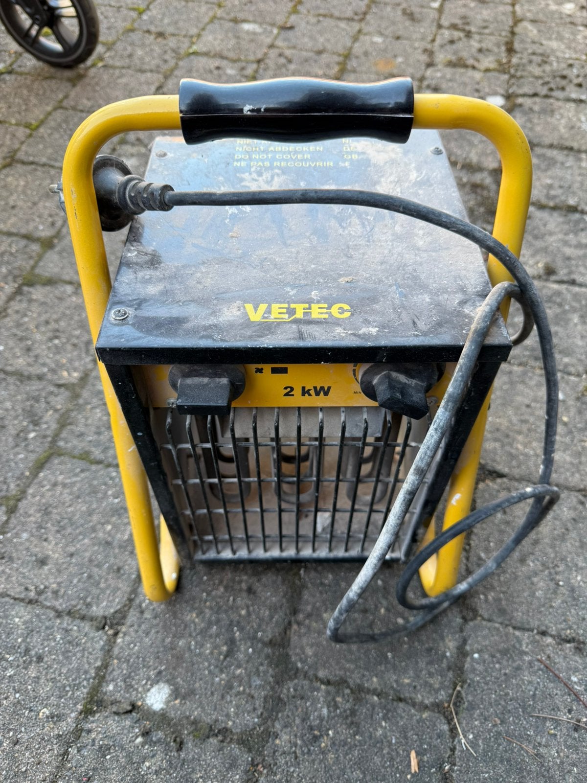 Vetec heater 2kw, Doe-het-zelf en Bouw, Ophalen, Gebruikt