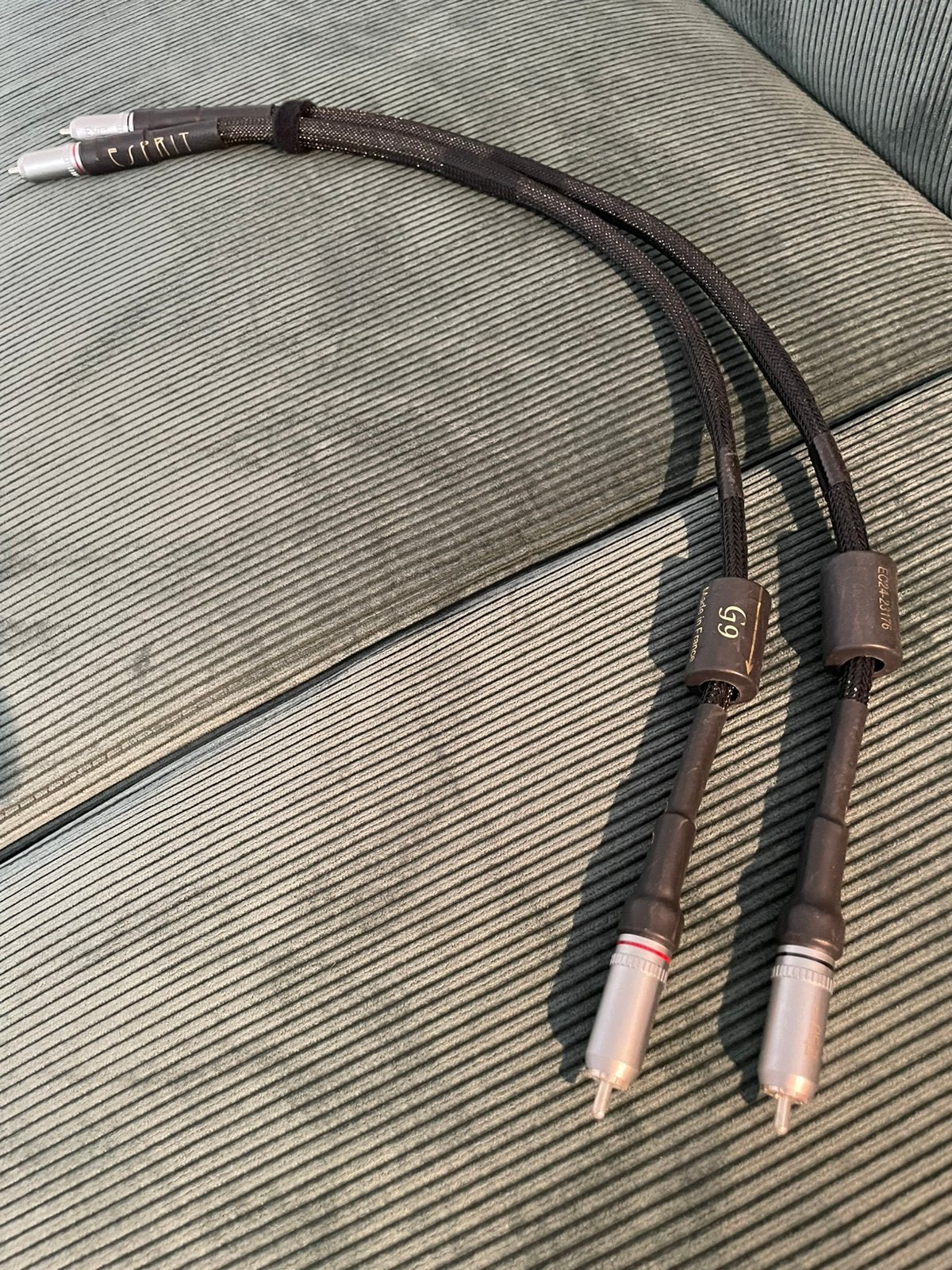 Esprit Alpha-serie RCA-modulatiekabel 60 cm, Audio, Tv en Foto, Audiokabels en Televisiekabels, Ophalen, Zo goed als nieuw