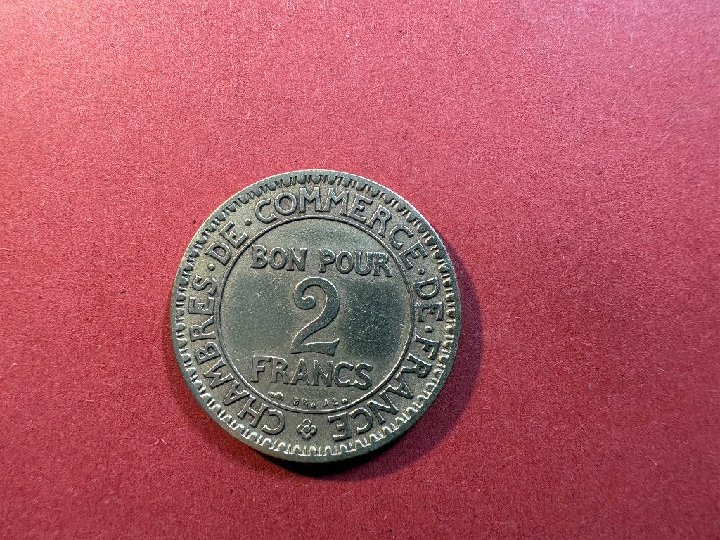 France - 2 Francs 1924 (Chambres de Commerce) (#342#), Enlèvement ou Envoi, France, Monnaie en vrac