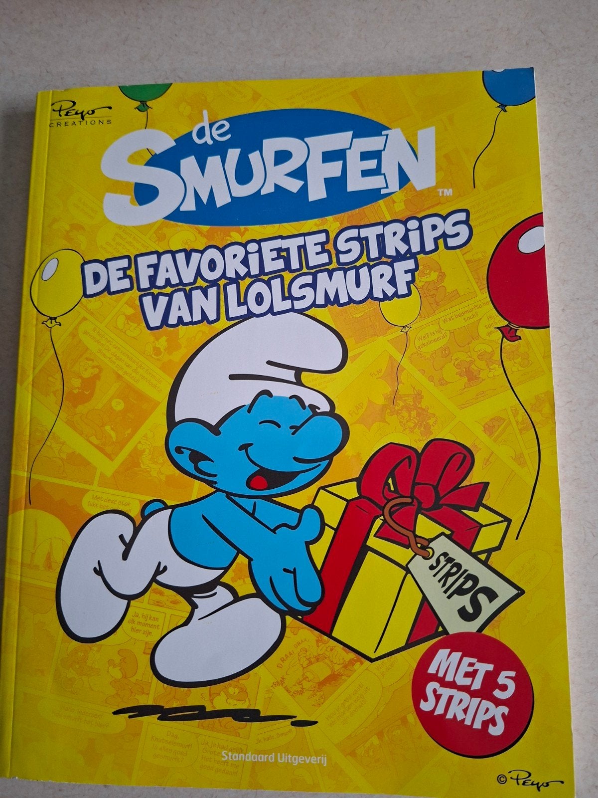 Stripboek de smurfen, Ophalen of Verzenden, Stripboek