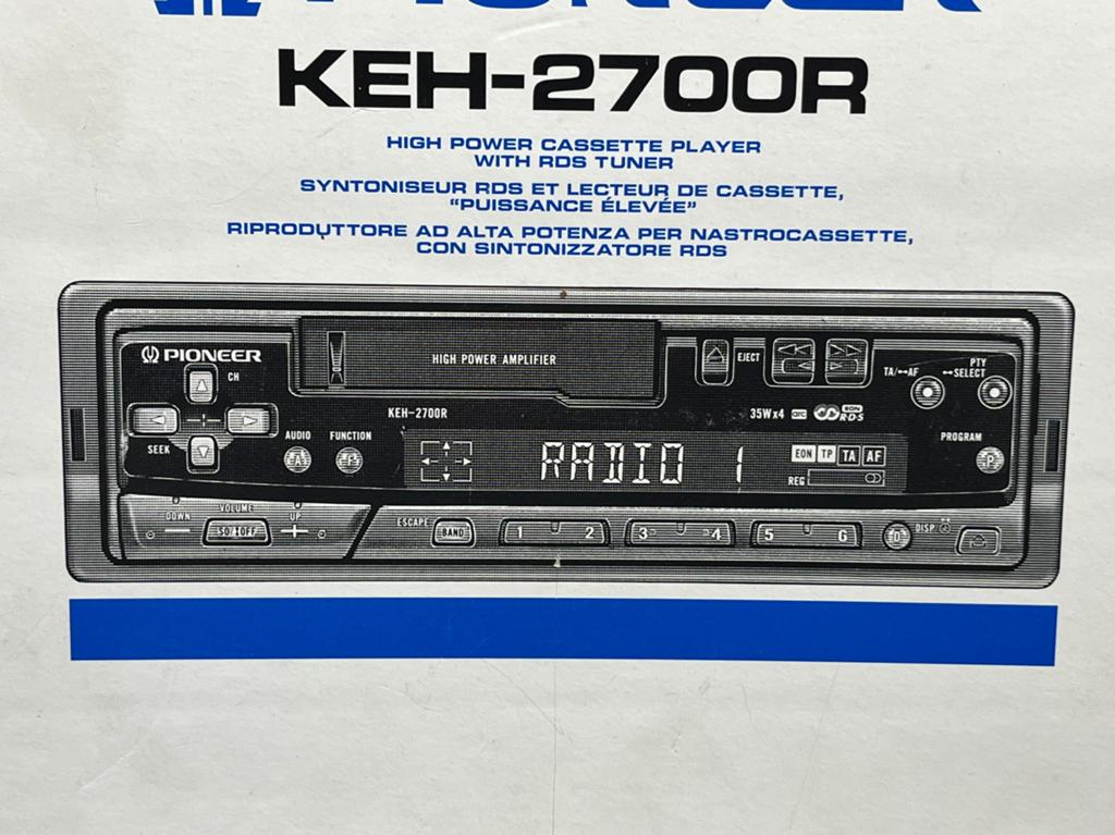 Pioneer KEH-2700R, Autos : Divers, Autoradios, Enlèvement ou Envoi, Comme neuf