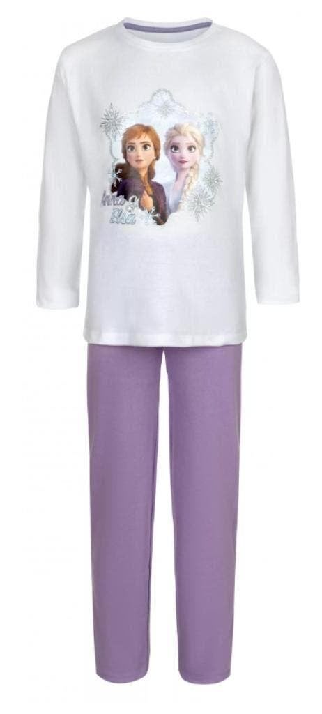 Disney Frozen Pyjama - Lila/ Wit - Maat 122/128, Nacht- of Onderkleding, Disney Frozen, Meisje, Nieuw