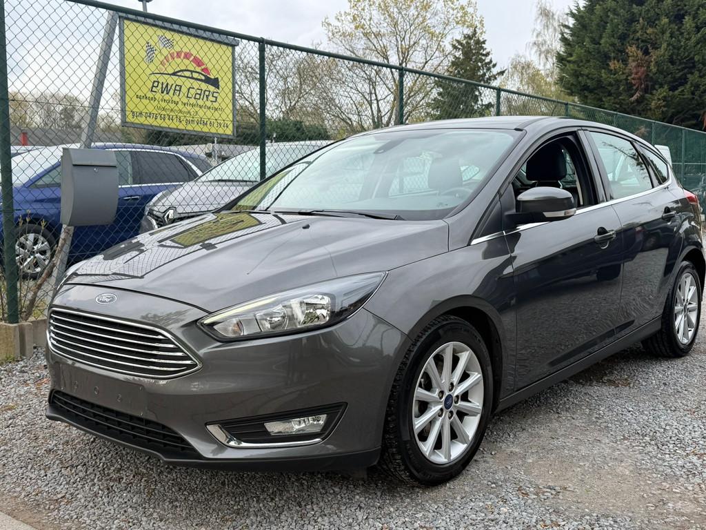 Ford Focus 1.0 benzine bj 2016 km 77000, Auto's, Ford, Gebruikt, USB, Leder, Bedrijf