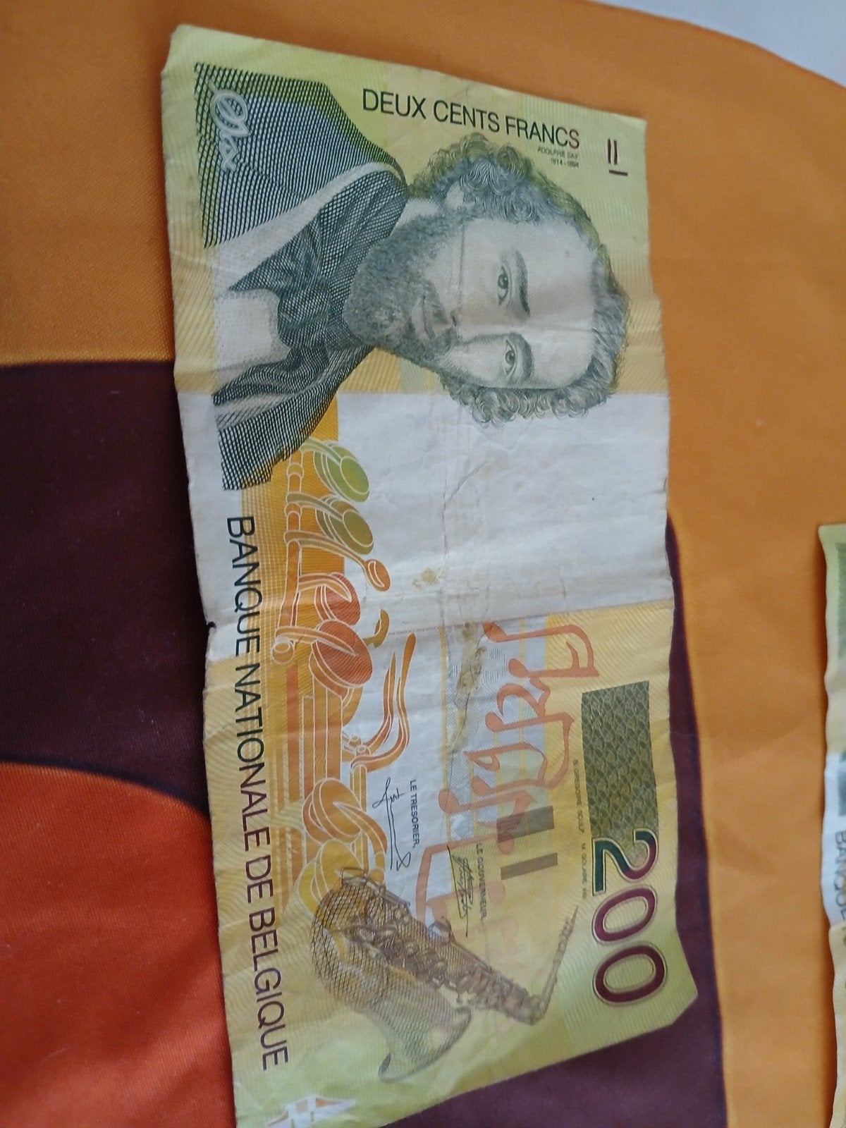 billet de 200 francs, Enlèvement