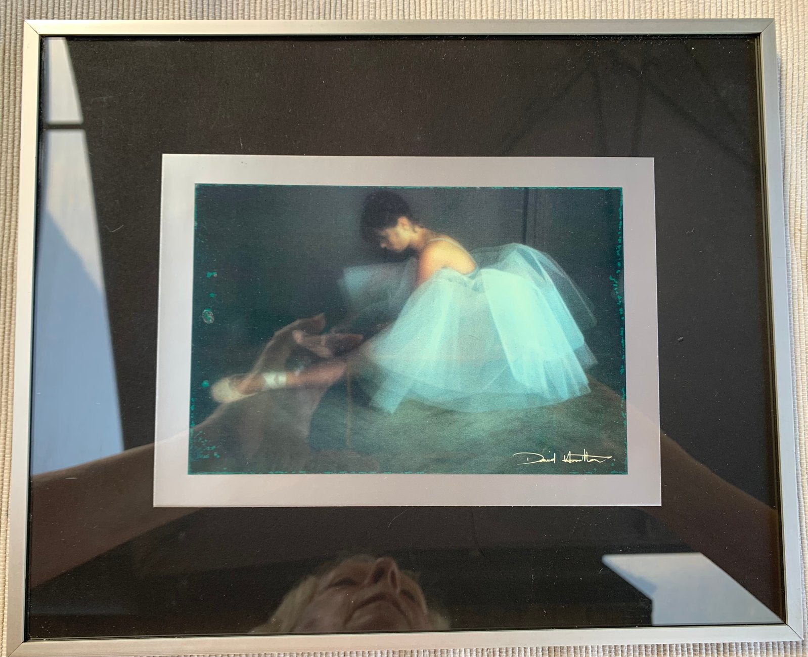 Foto BALLET in kader David HAMILTON, Antiek en Kunst, Ophalen of Verzenden, Foto, Fotografie, Ingelijst