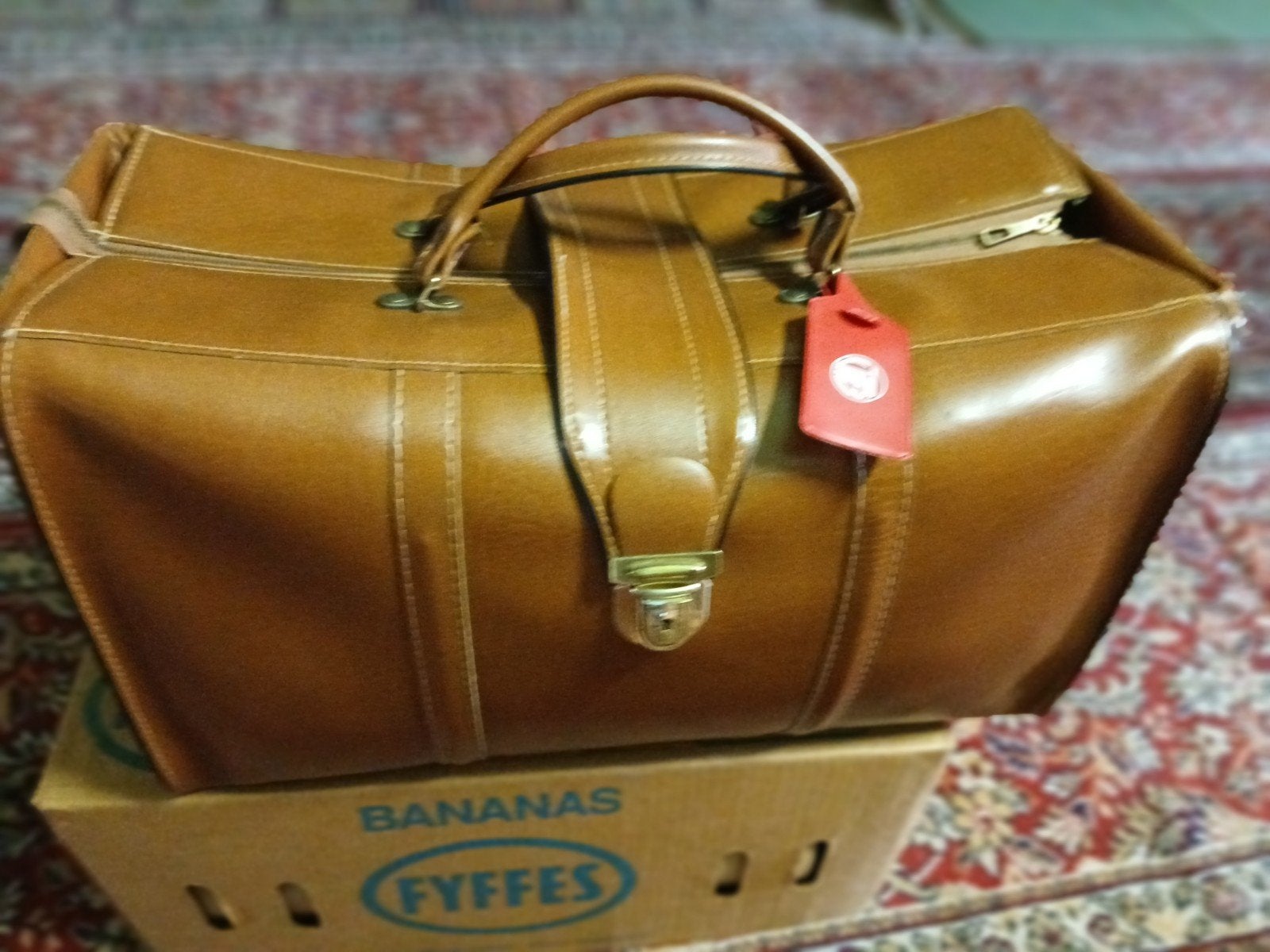Sac de voyage pour les skis, Enlèvement, Brun