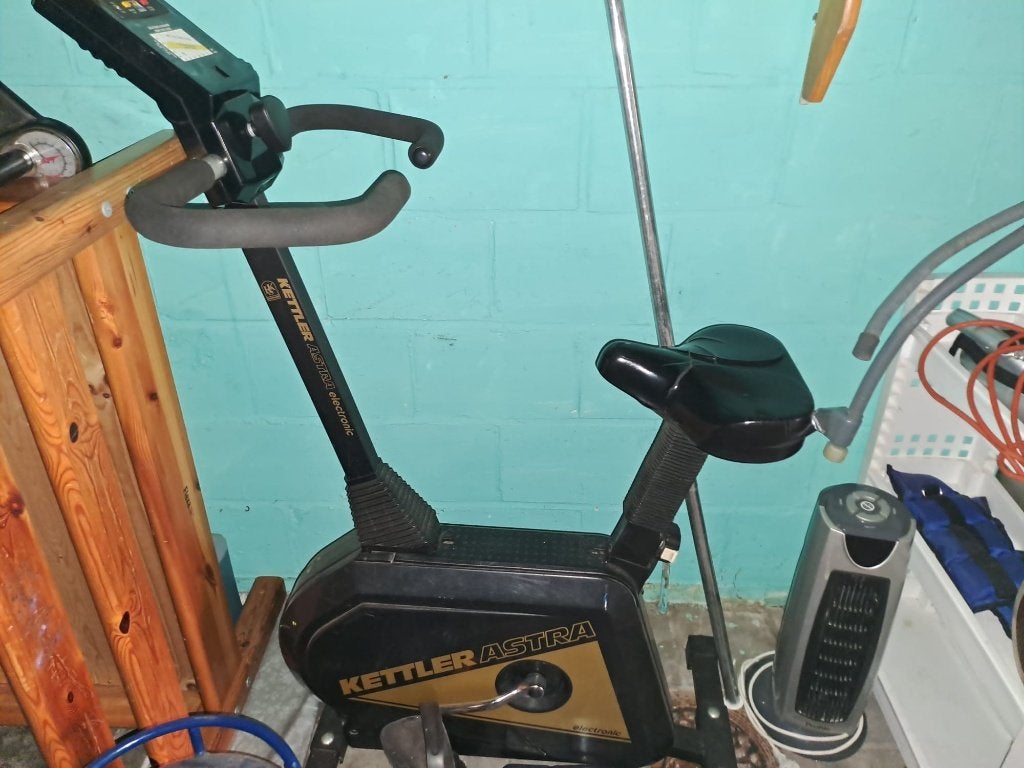 Kettler Astra Hometrainer / Fitnesstrainer - €50, Enlèvement, Utilisé, Métal, Vélo d'appartement