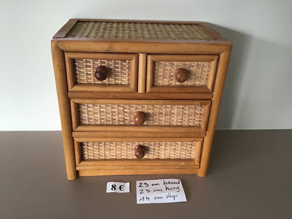 opbergkastje van 23 cm breed voor slechts 8 €, Huis en Inrichting, Kasten | Ladekasten, Ophalen of Verzenden, Zo goed als nieuw