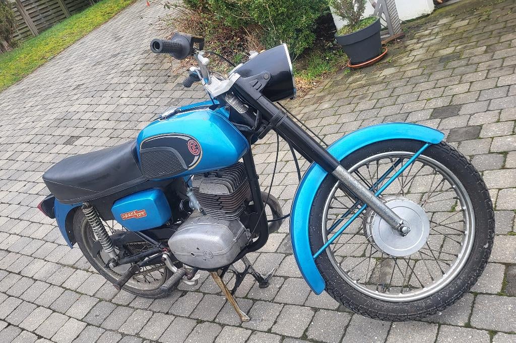 CZ 125 Sport, Motoren, Sport, 125 cc, 1 cilinder
