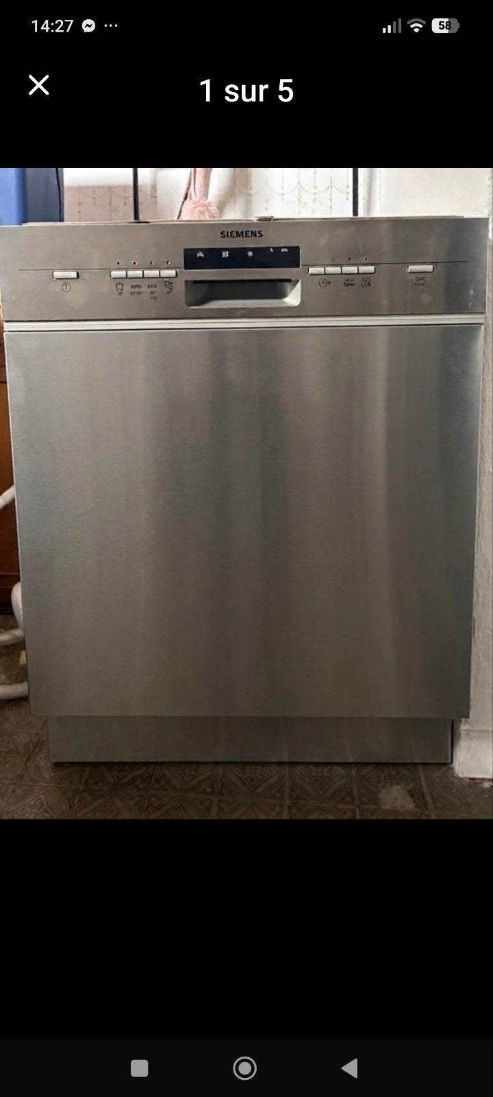 lave vaisselle encastrable Samsung, Electroménager, Enlèvement, Utilisé
