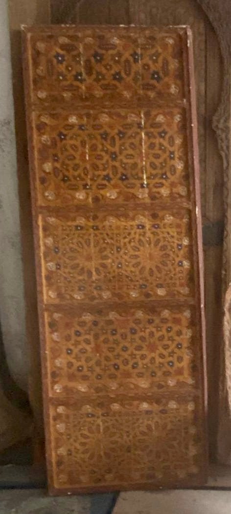 Marokkaanse deur - porte marocaine en bois, Ophalen