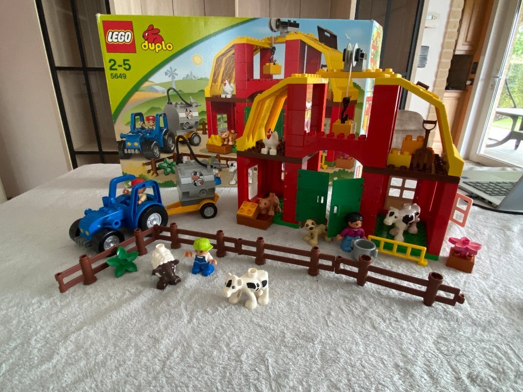 Lego Duplo 5649 Grote Boerderij, Ensemble complet, Comme neuf, Enlèvement, Duplo