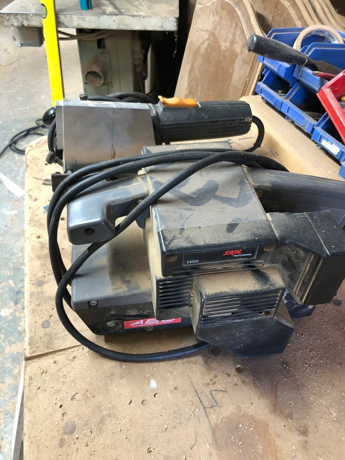 Schuurmachine, lamellomachine, afkortzaag, Doe-het-zelf en Bouw, Ophalen, Gebruikt