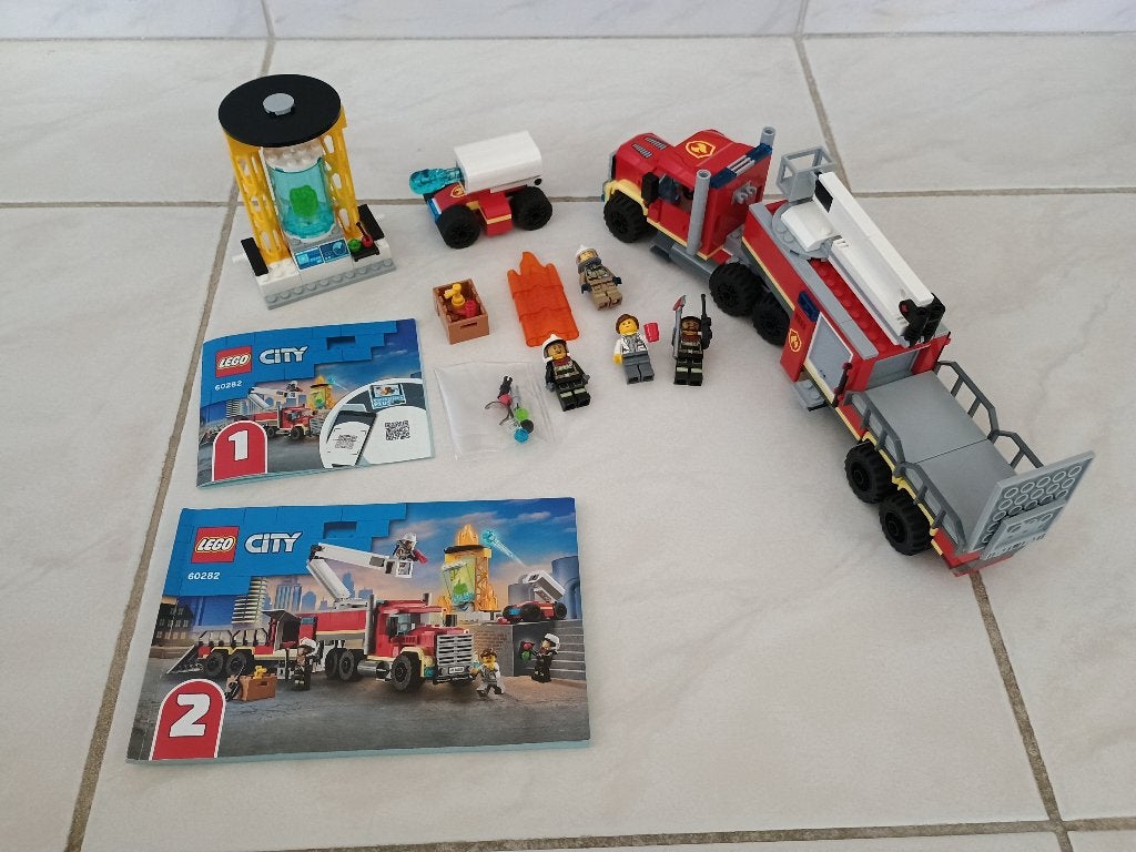 Lego City Grote ladderwagen 60282, Ophalen, City, Lego, Zo goed als nieuw