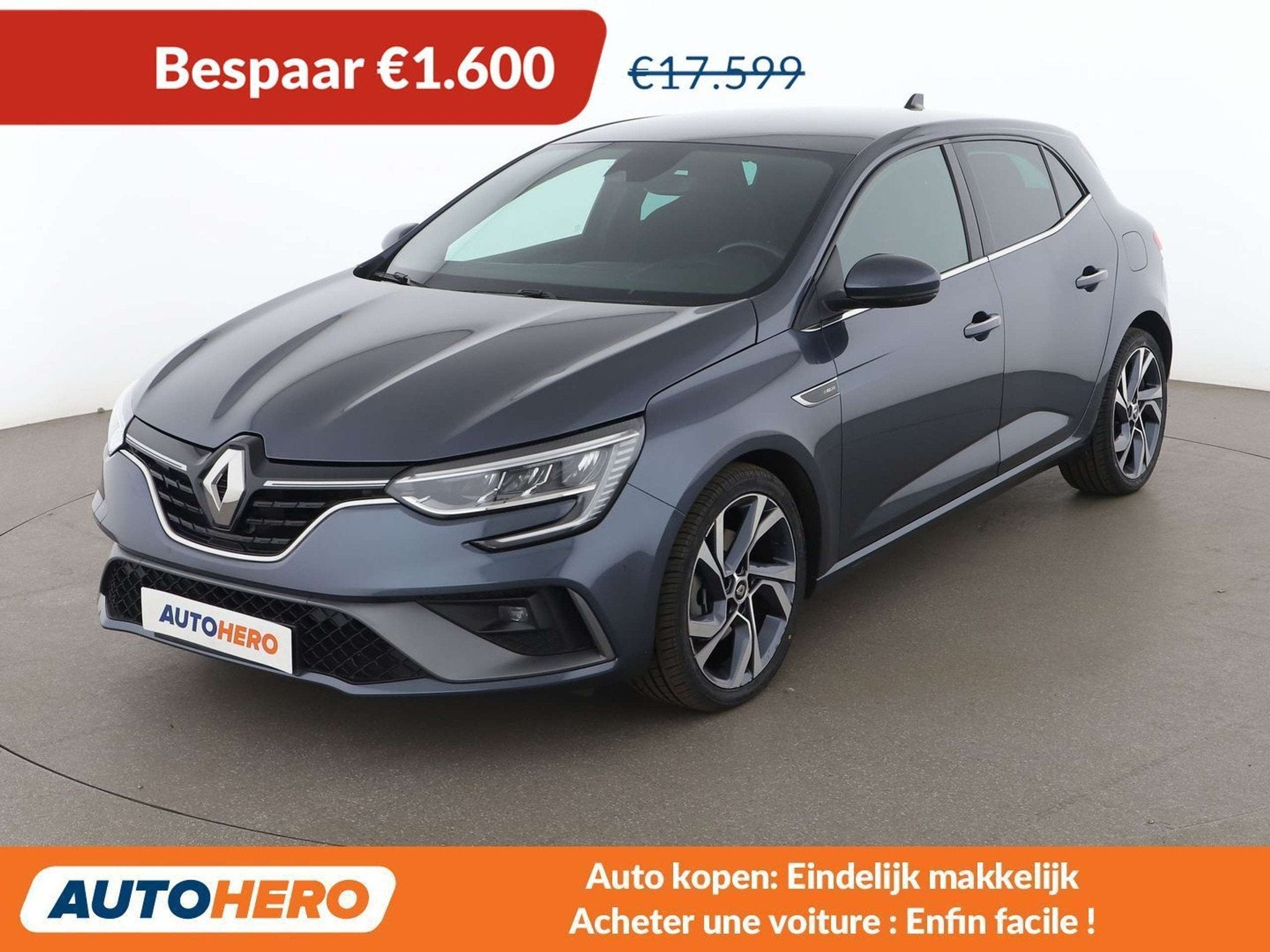 Renault Mégane 1.6 Hybrid E-Tech R.S. Line (automatique), Autos, Argent ou Gris, Achat, Euro 6, Noir