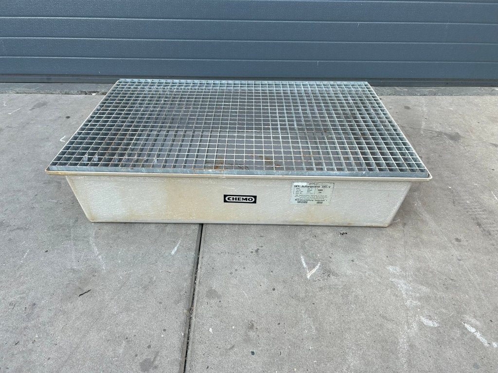 Olie lekbak/lekbak/olie opvangbak 220L/ gebruikt, Ophalen, Gebruikt