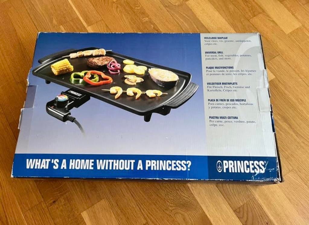 New grillplaat Princess, Elektronische apparatuur, Ophalen, Zo goed als nieuw