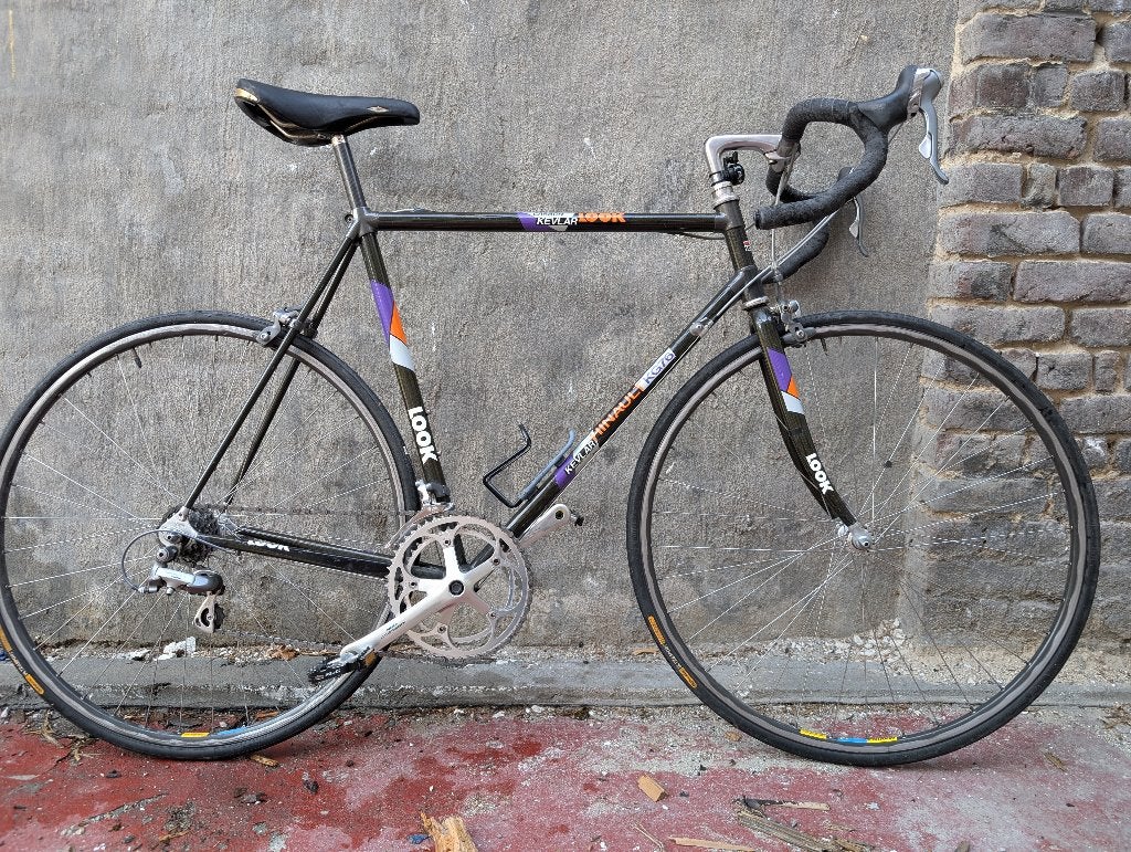 LOOK KG76 Bernard Hinault - Carbon/Kevlar - maat 57, 55 à 59 cm, Enlèvement, Look, Années 60 ou plus récent