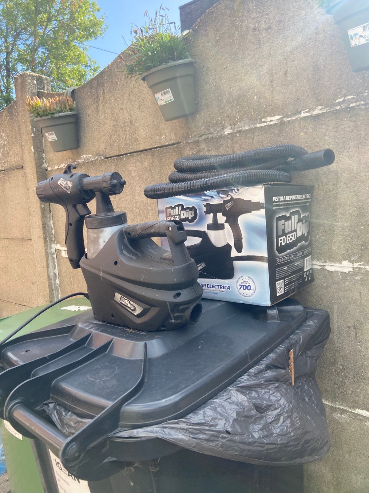 Plastidip machine, Enlèvement