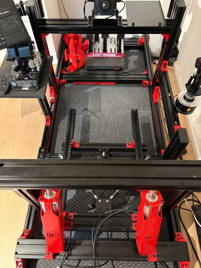 JCL Fury V3 – Seat Mover Sim Racing – 2 vérins SCN6, Siège de course, Autres marques, Enlèvement, Utilisé
