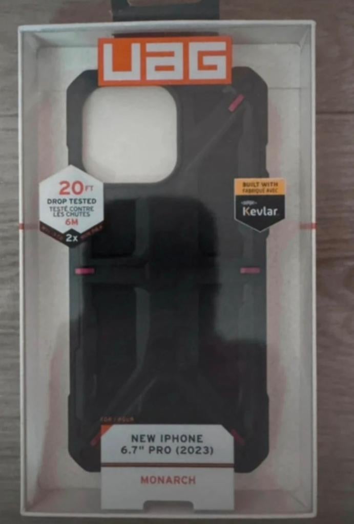 UAG iphone 6.7" PRO (2023) monarch 15 pro max, Enlèvement ou Envoi, Neuf, UAG, IPhone 6