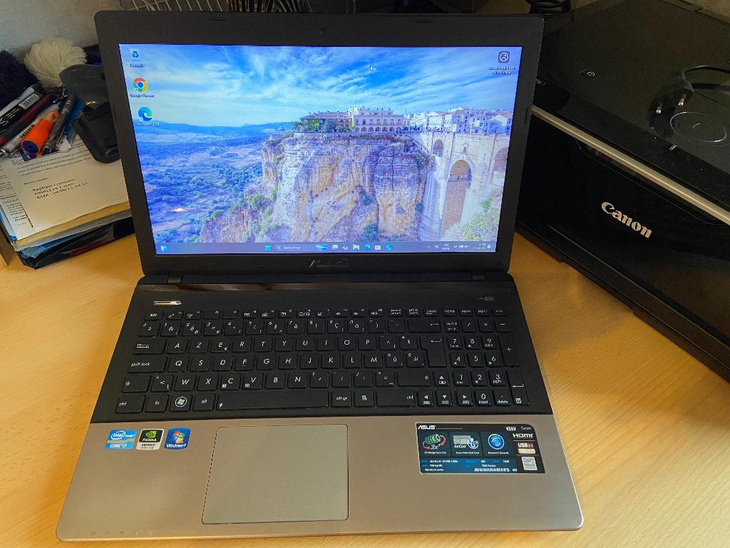 Asus K55V i7 8GB RAM 1TB SSHD Windows 11 Laptop, Enlèvement ou Envoi, 8 GB, ASUS, Utilisé